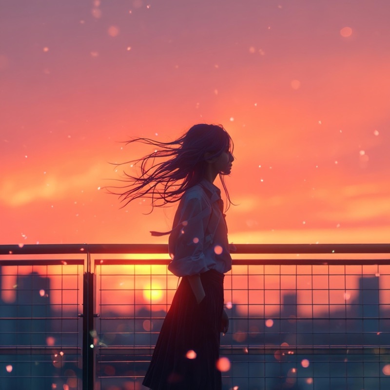 NicoReo「夕暮れの向こう」ジャケット
